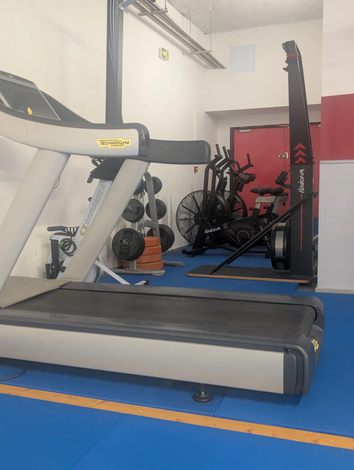 Tapis de course TechnoGym et Heubozen pour préparation physique